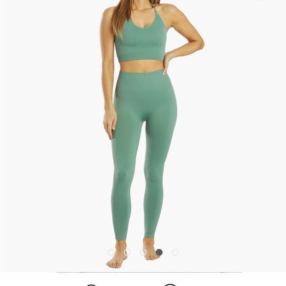 Spiritual Gangster Workout Yoga Bralette Crop Top Green Size XS/S - Picture 4 of 8